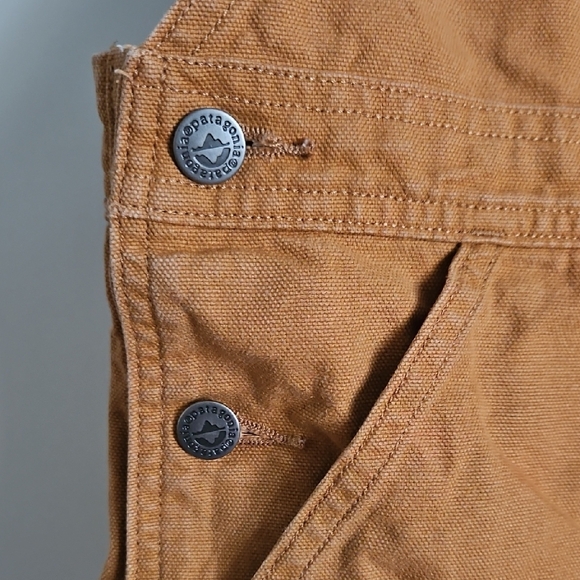 Patagonia Stand Up 5" Tan Overalls Size Large - Picture 4 of 11